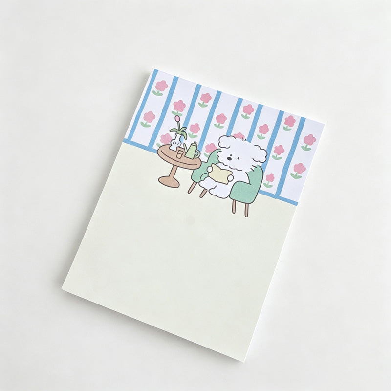 Dog Print Non‑Sticky Notes