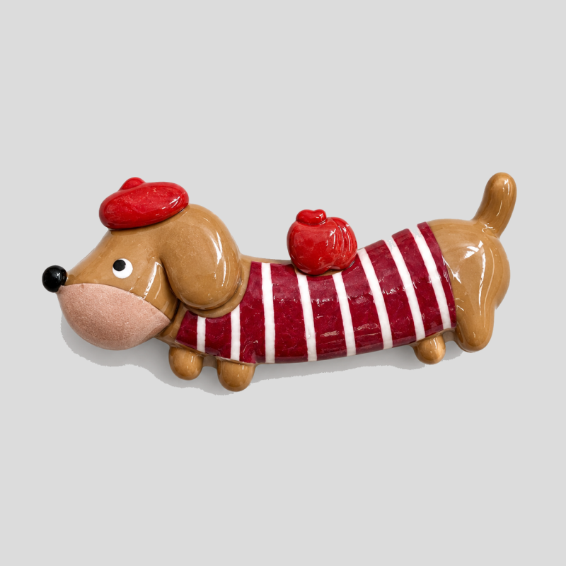 3D Dachshund Fridge Magnet Magnetic
