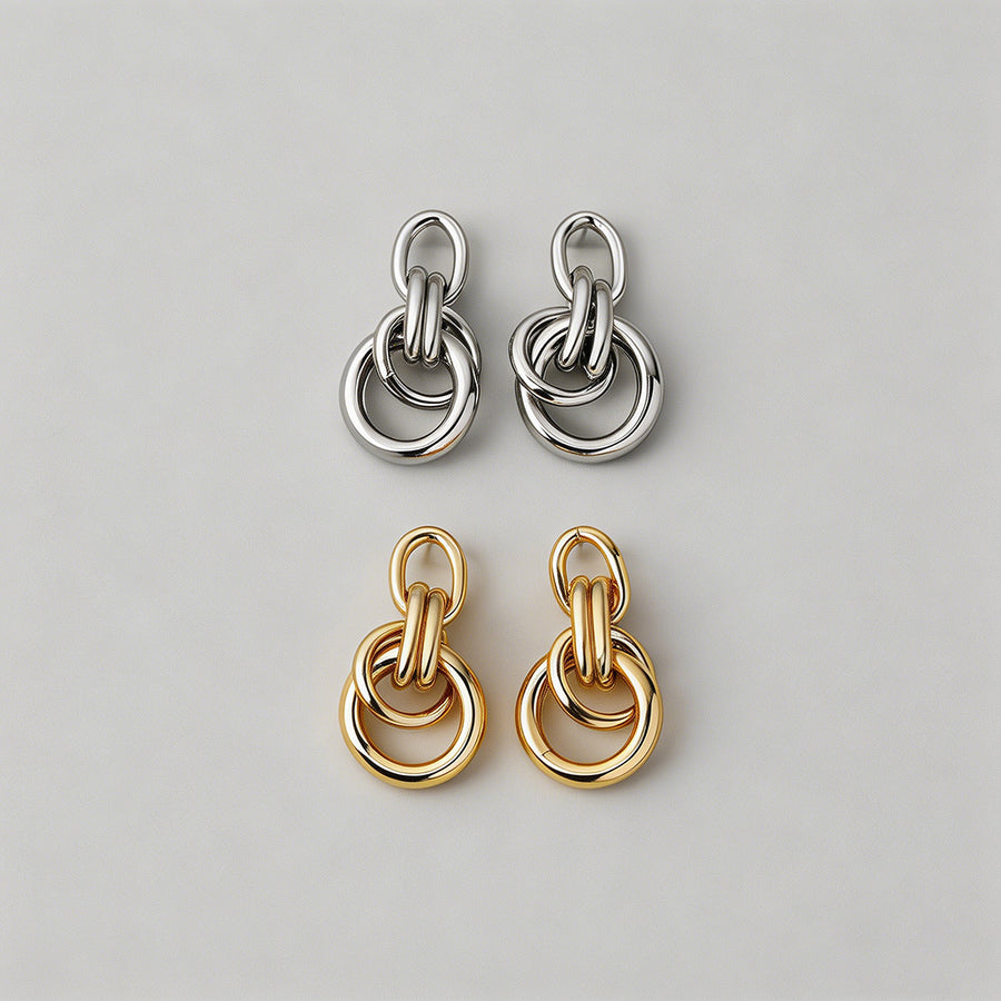 Interlocking Chain Link Drop E - Shopdayla Wholesale - #7842