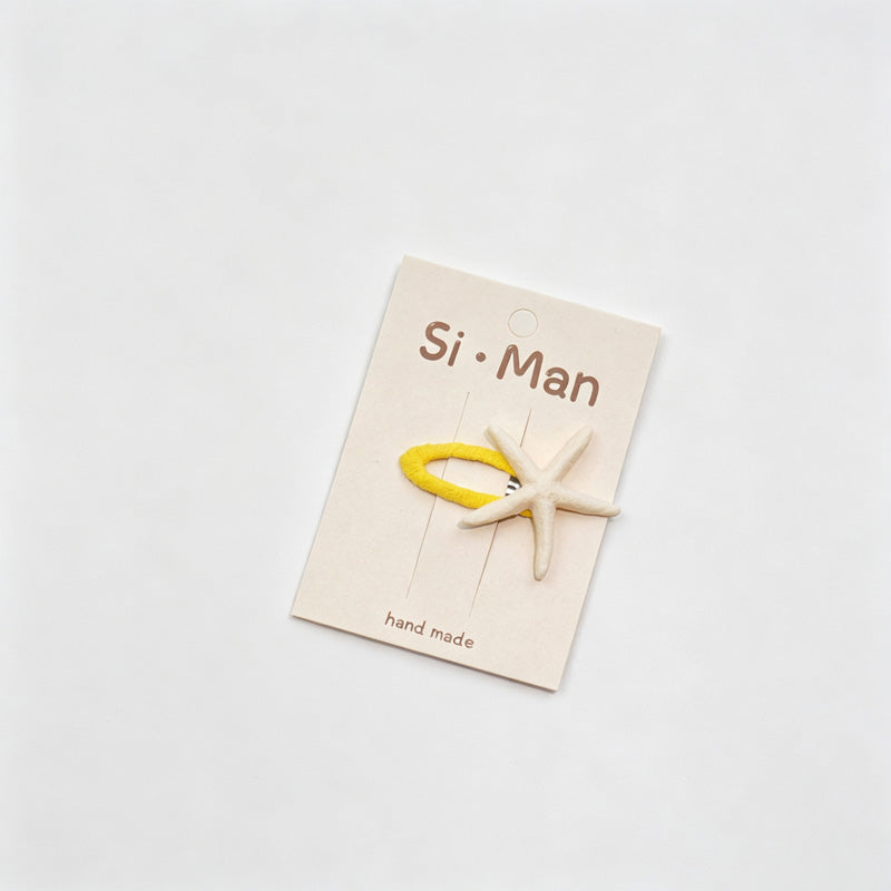 Starfish Color Block BB Hair Clip