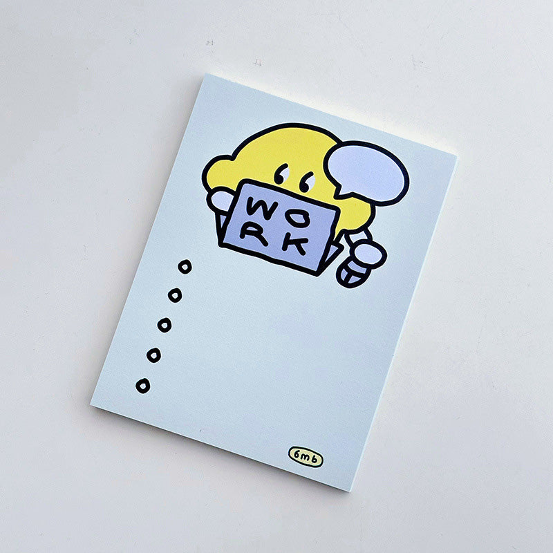 Lemon Graphic Non‑Sticky Notes