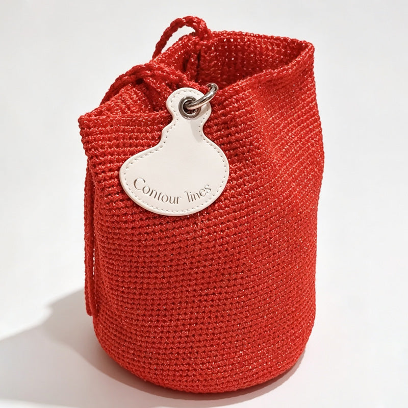 Crochet Bucket Shoulder Bag