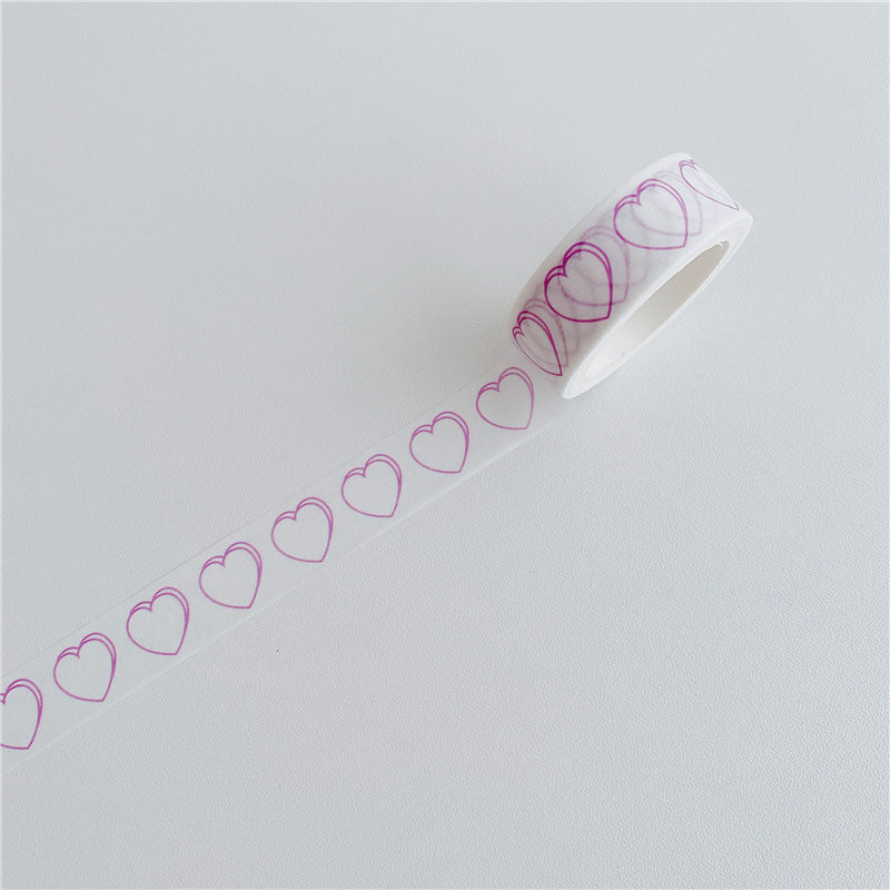 Heart Outline Washi Tape