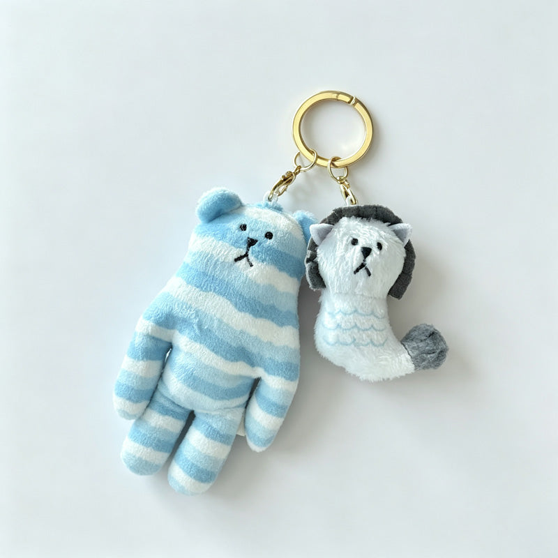 Merlion Plush Keychain
