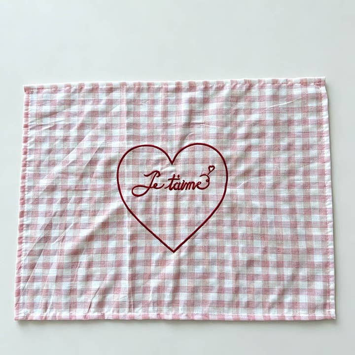 Heart Checkered Placemat