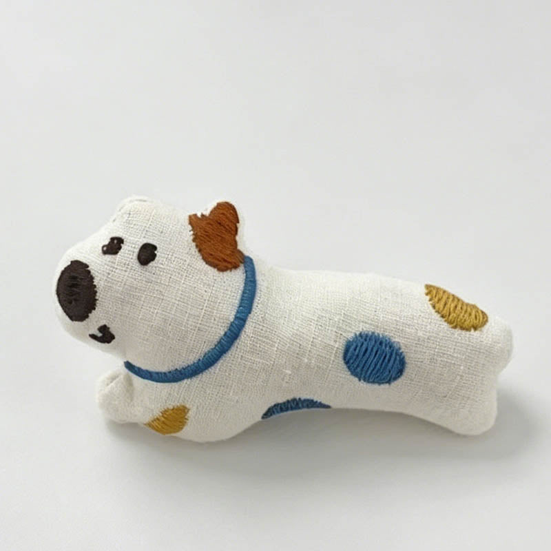 Stuffed House Bear Brooch