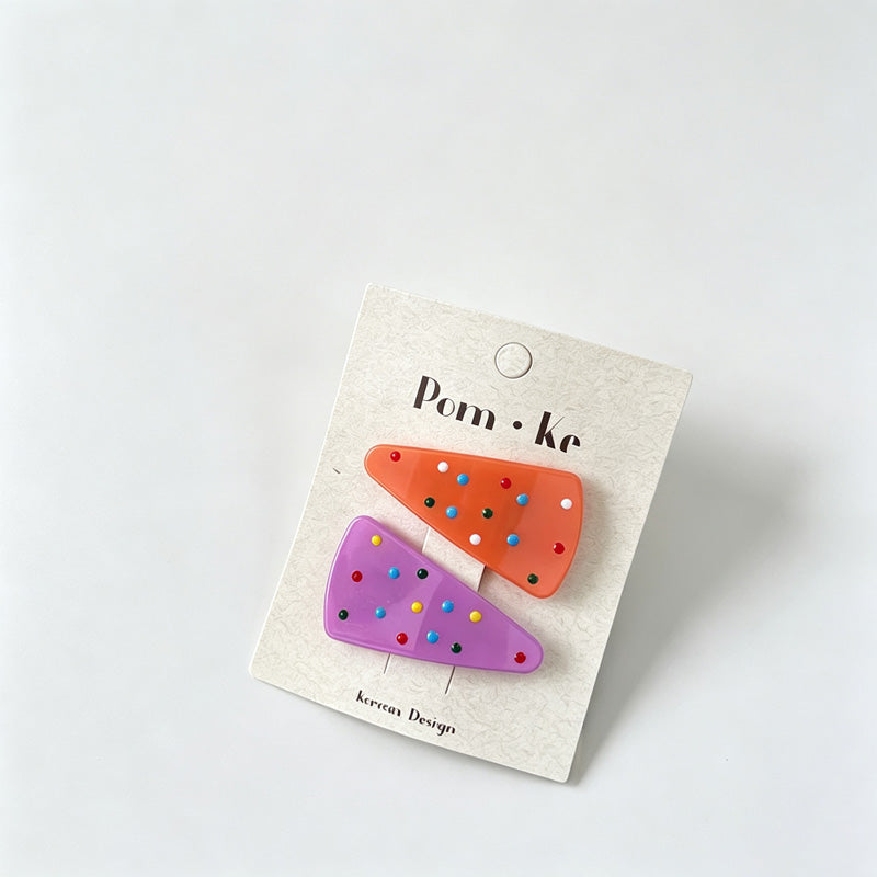 Pom Bar Hair Clips