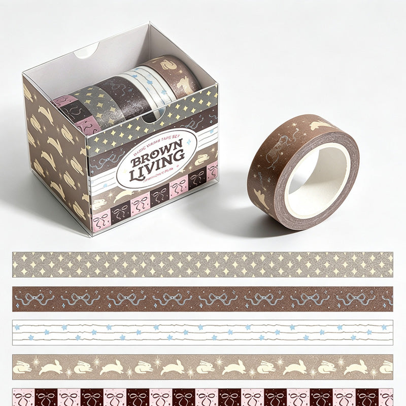 Pastel Pattern Washi Tape Set
