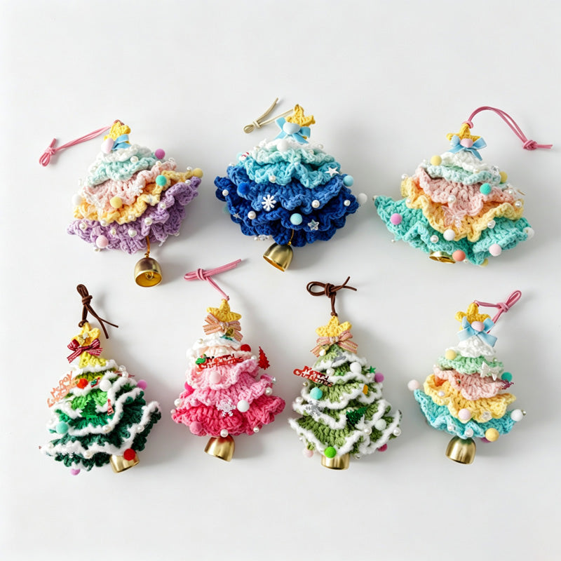 Snowy Christmas Tree Hanger Charm