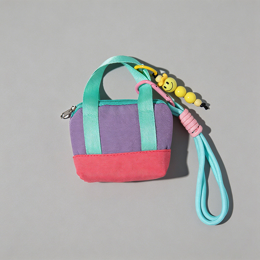 Colorblock Mini Tote Pouch - Shopdayla Wholesale - #2722
