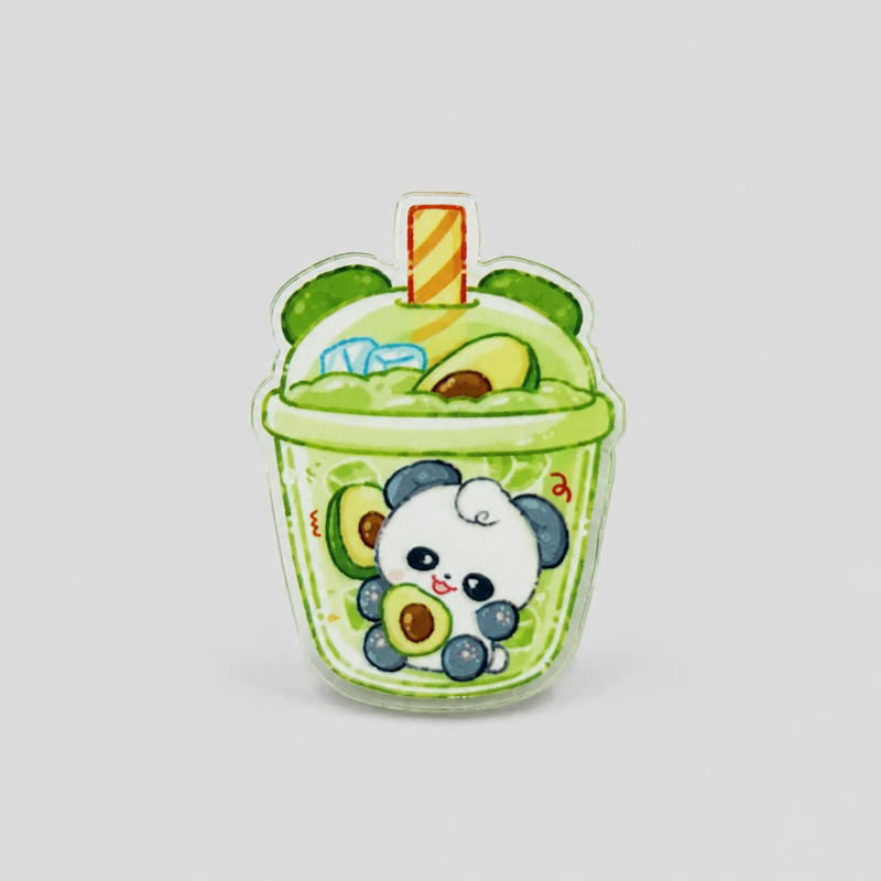 Milk Tea Cup Animal Paper Clip