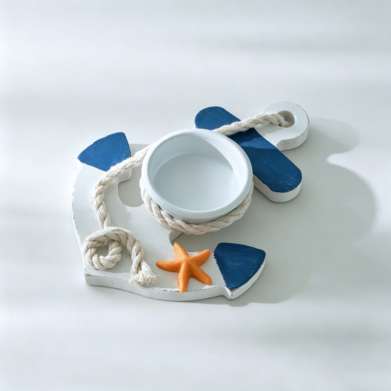Wooden Shell Tealight Candle Holder