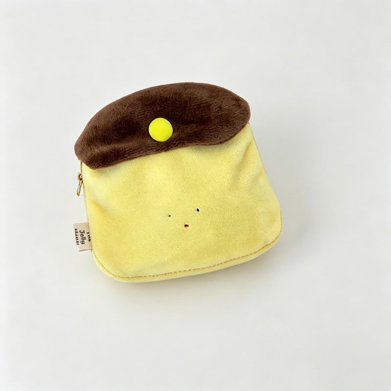 Multi Compartment Canvas Coin Pouch