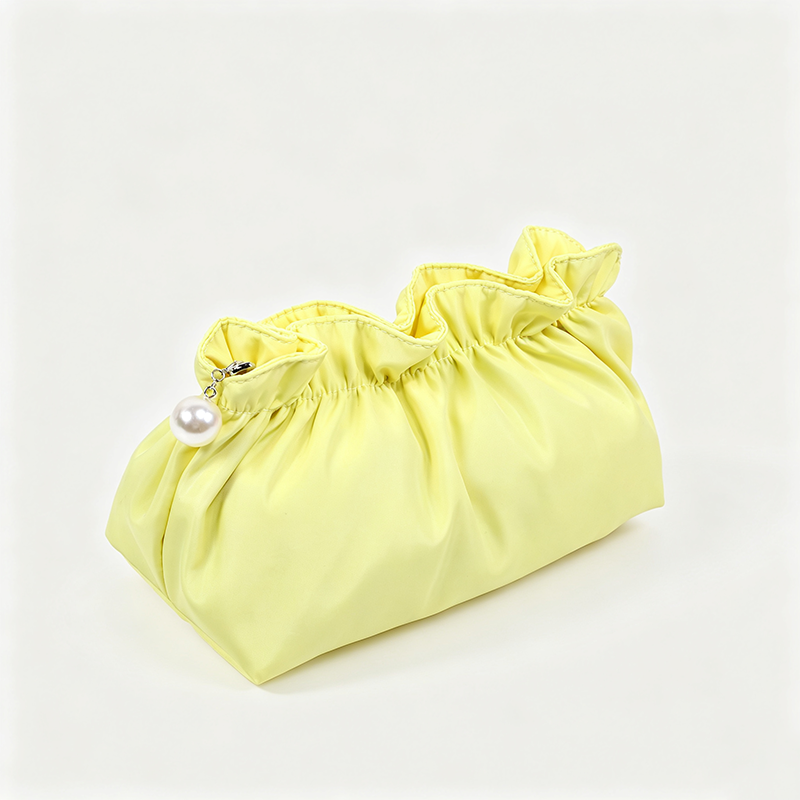 Satin Drawstring Cosmetic Pouch