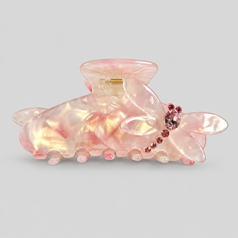 Butterfly Rhinestone Hair Clip Claw