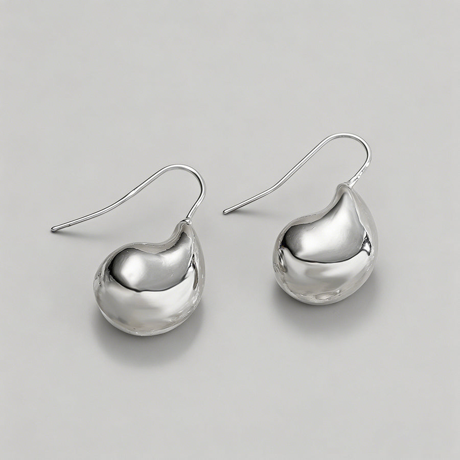 Polished Gold Teardrop Drop Ea - Shopdayla Wholesale - #5586