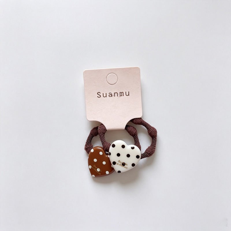 Polka Dot Star BB Snap Hair Clips