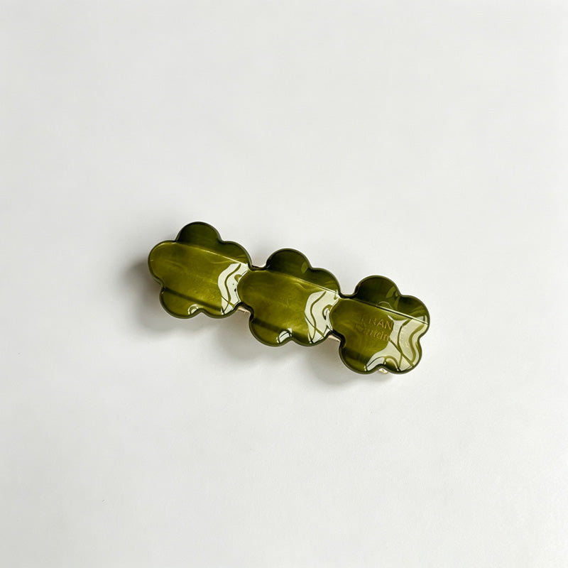 Flower‑Shape Alligator Hair Barrette