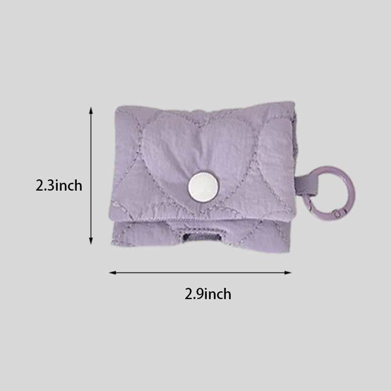Quilted Earbud Carry Case