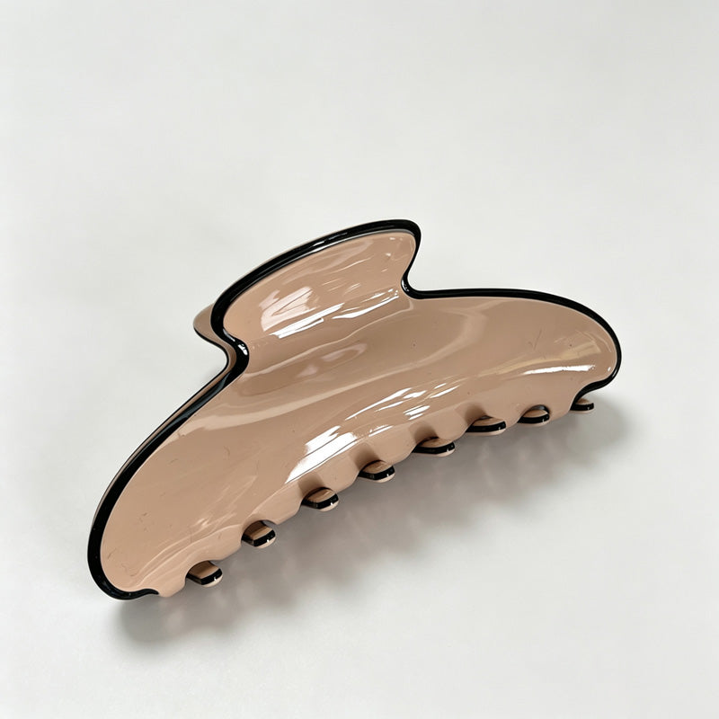 Color Block Shark Hair Claw Clip