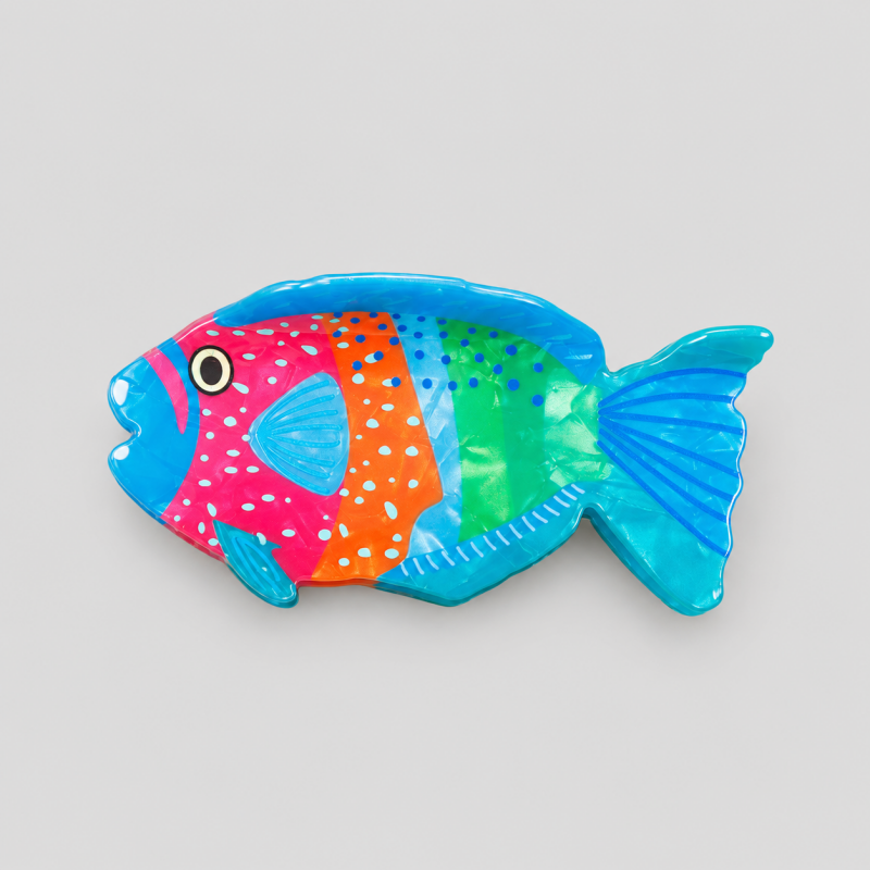 Ocean Fish Colorful Hair Claw Clips