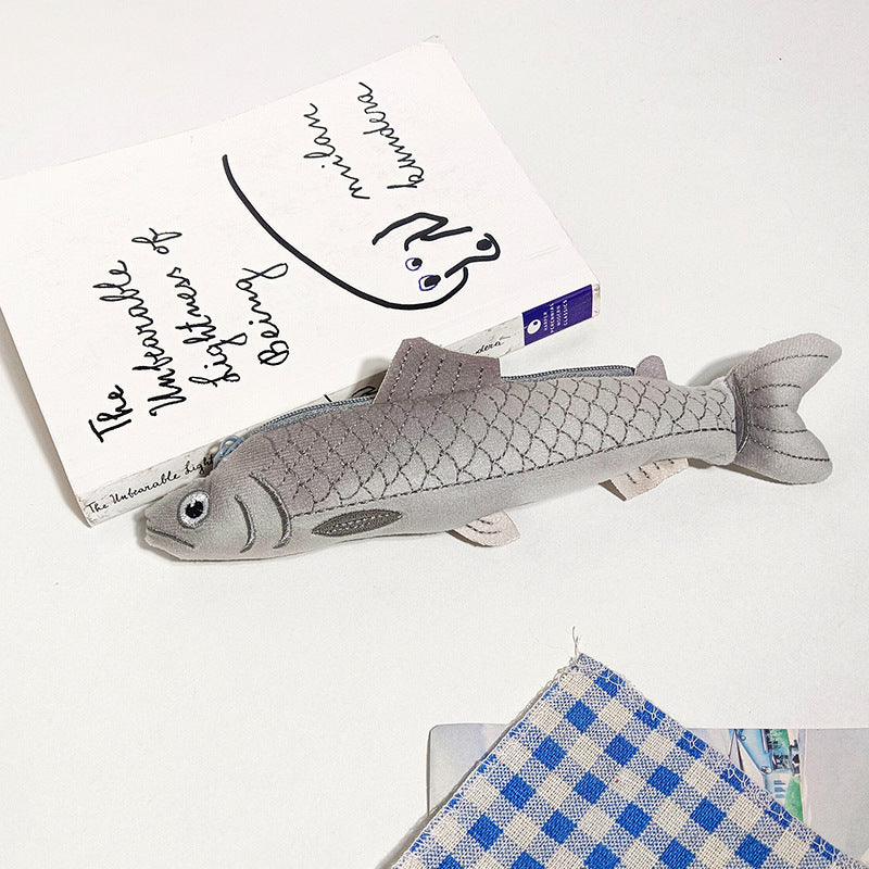 Sardine Fish Shape Pencil Pouch