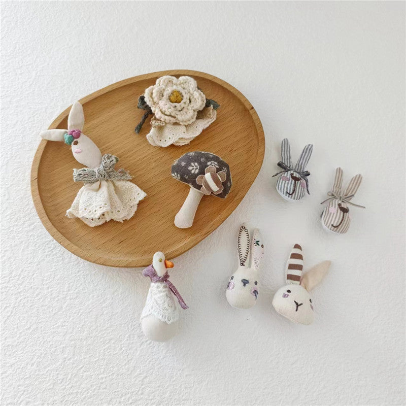 Brooch Pin with Rabbit Mushroo - Shopdayla Wholesale - #0450