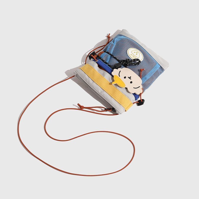 Dog Drawstring Crossbody Pouch