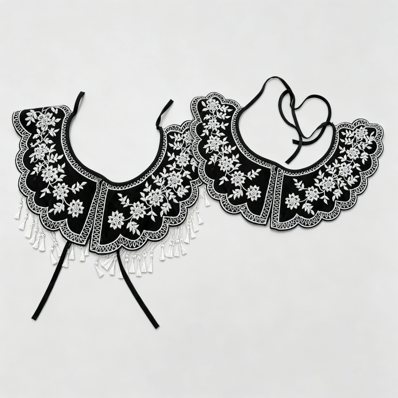 Ethnic Floral Embroidered Clou - Shopdayla Wholesale - #9586