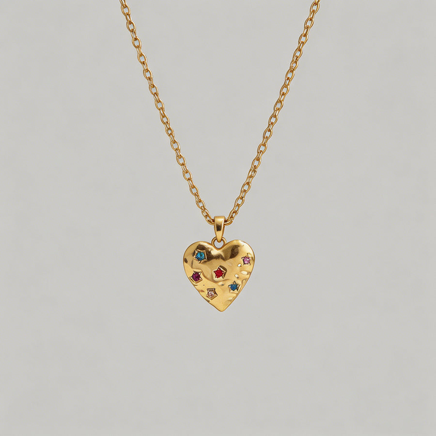 Heart Pendant Necklace - Shopdayla Wholesale - #9490
