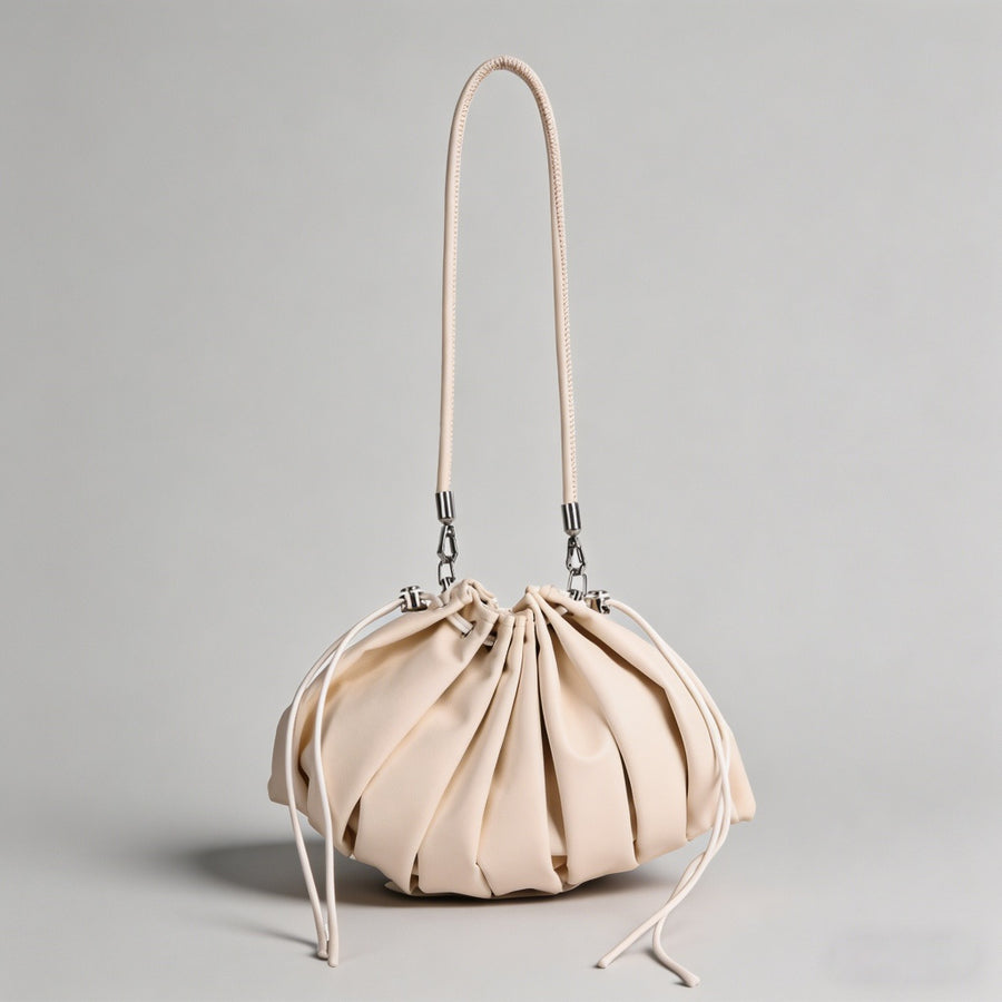 Ruched Drawstring Cloud Dumpli - Shopdayla Wholesale - #0434