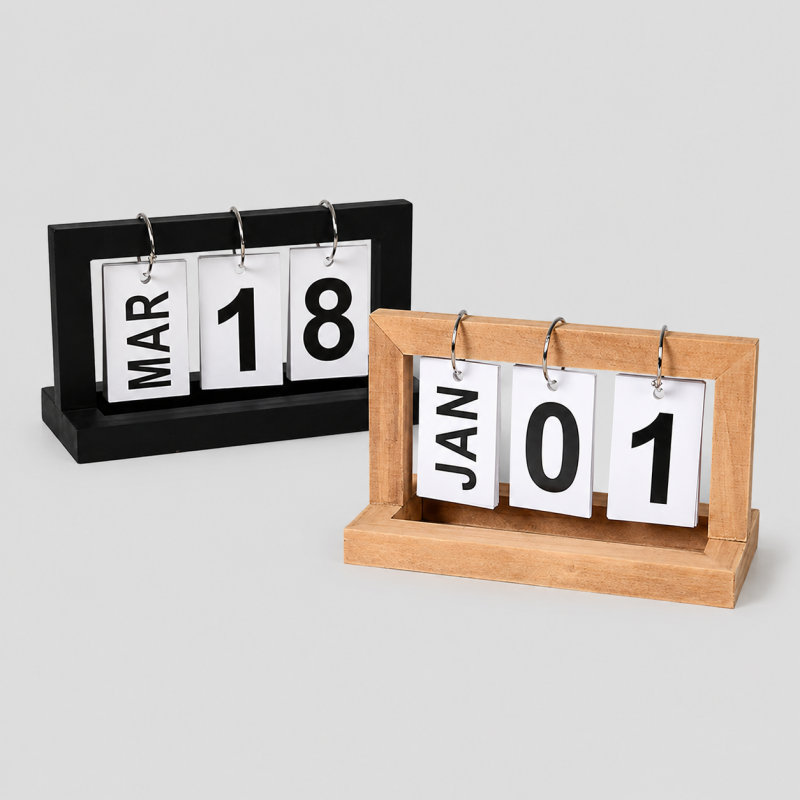 Minimalist Wooden Perpetual De - Shopdayla Wholesale - #2402