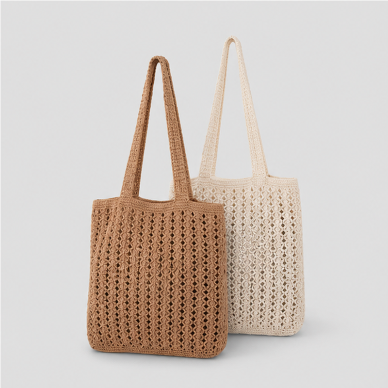 Open Weave Market Tote