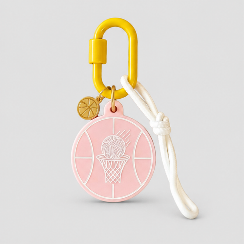 Sports Charm Keychain