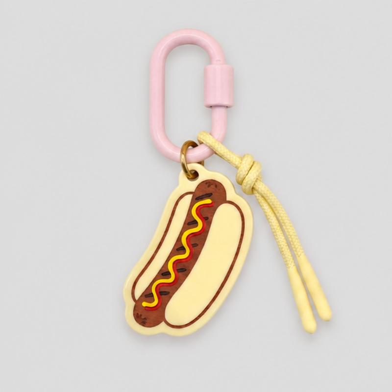 Picnic Charm Keychain