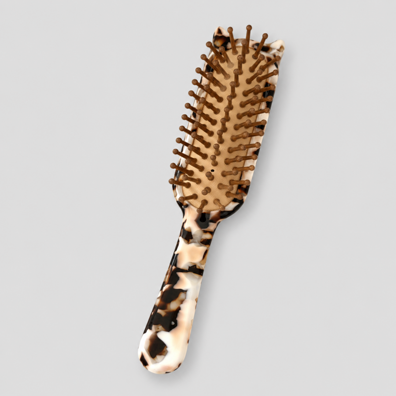 Leopard Print Brush Comb