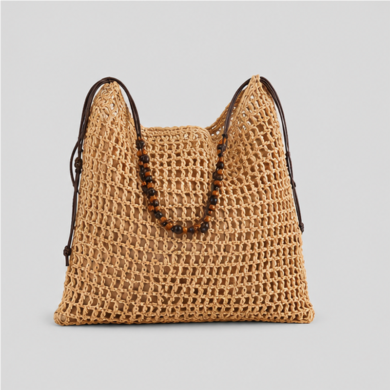 Woven Slouch Shoulder Bag