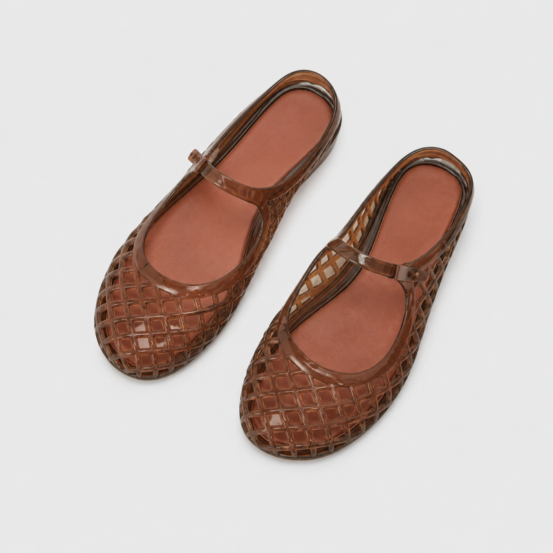 Hollow Cutout Flat Shoes