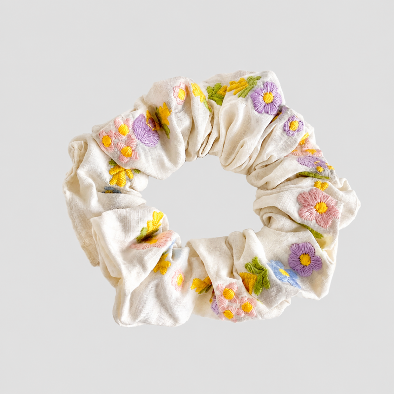 Fresh Sweet Floral Embroidery - Shopdayla Wholesale - #4322