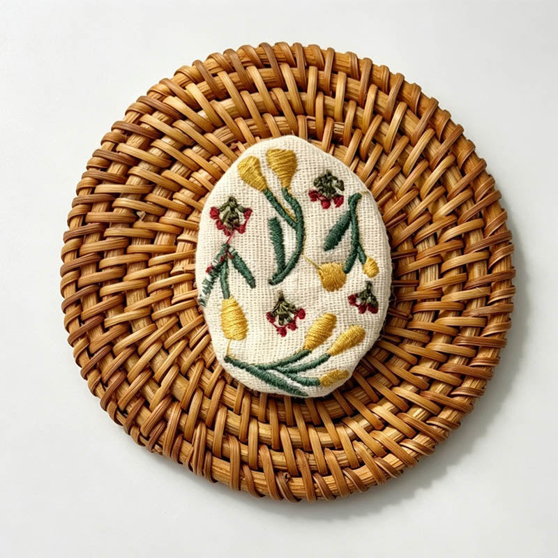 Embroidered Floral Cottage Bro - Shopdayla Wholesale - #1442