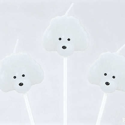 Poodle Party Candles
