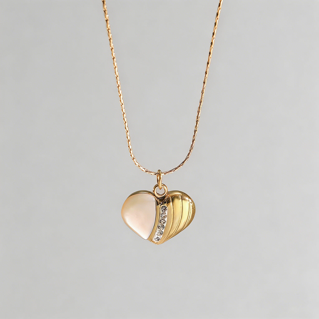 Heart Pendant Necklace - Shopdayla Wholesale - #3474