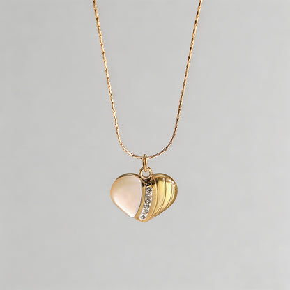 Heart Pendant Necklace - Shopdayla Wholesale - #3474
