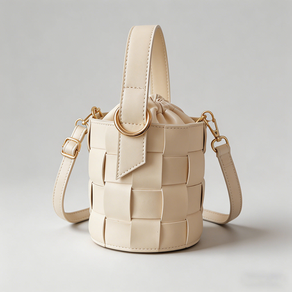 Woven Drawstring Bucket Crossb - Shopdayla Wholesale - #8130