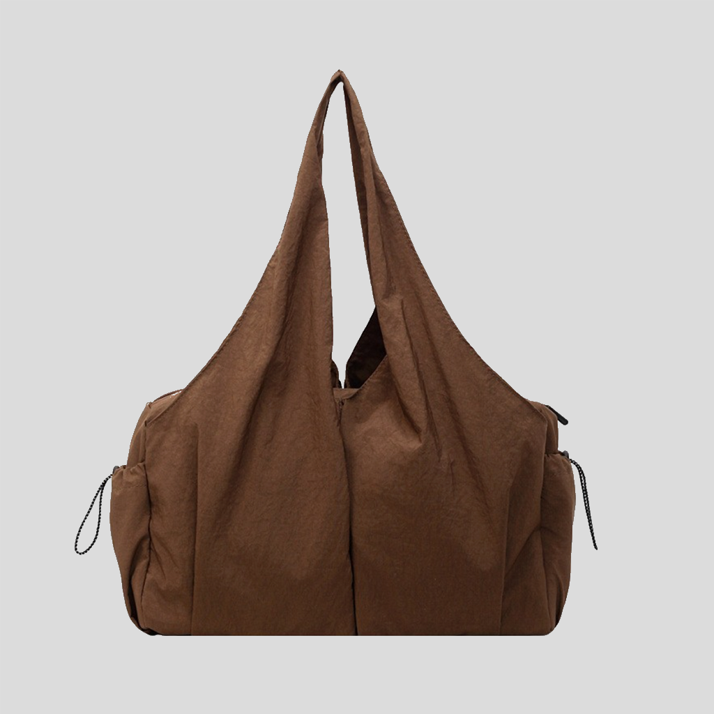 Nylon Slouchy Tote Bag - Shopdayla Wholesale - #2226