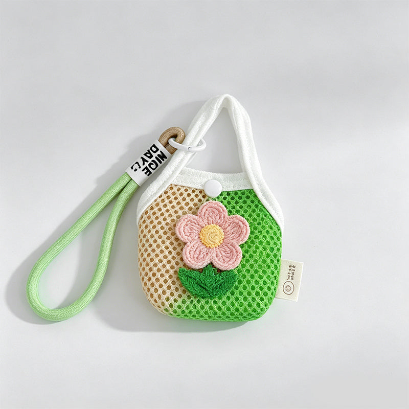 Lovely Floral Mesh Mini Coin P - Shopdayla Wholesale - #5826
