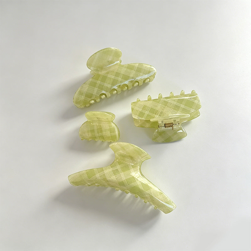 Gentle Mint Green Grid‑Pattern - Shopdayla Wholesale - #0002
