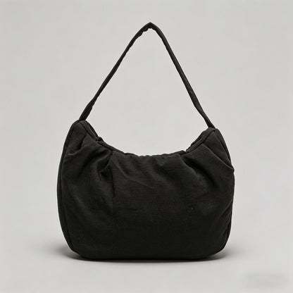 Soft Nylon Ruched Hobo Shoulde - Shopdayla Wholesale - #2994