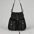 Multi-Pocket Nylon Hobo Should - Shopdayla Wholesale - #8578