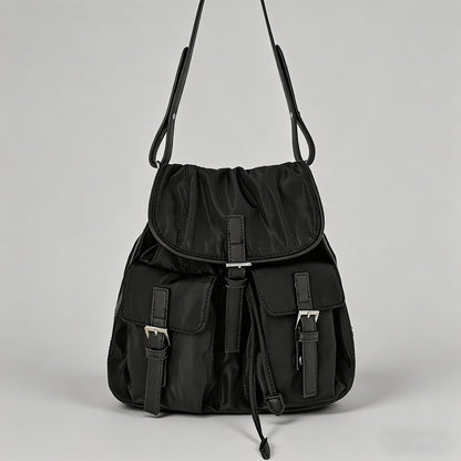 Multi-Pocket Nylon Hobo Should - Shopdayla Wholesale - #8578